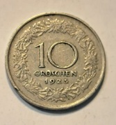 632. Moneta Austria 10 groschen 1925 rok 
