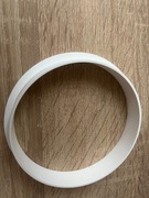 Rozeta maskująca ø100 do płyt18mm czarna z kołnierzem 5mm Maskownica otworu