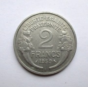 2 Franki 1959 r.  Francja