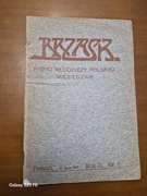 Brzask - Pismo Młodzieży Polskiej. Miesięcznik lipiec  1912