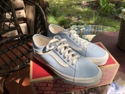 vans old skool tapered błękitne niebieskie