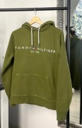 Męska bluza z kapturem Tommy Hilfiger zielona S