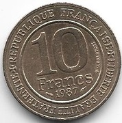 Francja 10 franc 1987 okol.
