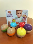 Eichhorn 100003487 drewniane kulki z dźwiękiem 