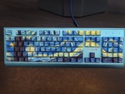 Redragon K654 Bluesiren + Starry Night keycaps