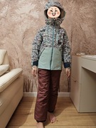 Kurtka narciarska  115-124 , spodnie narciarskie 122-128 , jak nowe