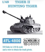 Gąsienice metalowe Friulmodel do King Tiger II 1:48