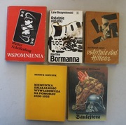 1092 Zestaw 5 Książek : Wspomnienia  Ostatnie notatki Martiny Bormanna 