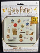 Harry Potter - zestaw 21 gumowych magnesów, każdy 5x5cm