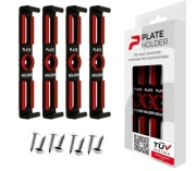 Plateholder 4x uchwyt do tablicy rejestracyjnej