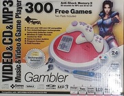 Konsola Discman 3w1 Manta Gambler VCD-003 gry Pegasus MP3 konsola retro