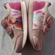 PÓŁBUTY BUCIKI 23 KRAINA LODU ANNA ELSA SNEAKERSY DLA DZIEWCZYNKI 