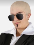 Okulary przeciwsłoneczne czarne pilotki koncert Pitbull Pitbulla