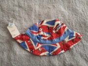 Nowy letni bawełniany kapelusz w kropki kwiatki nowa czapka Next 62 - 68