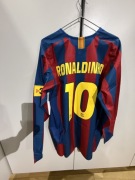 Koszulka FC Barcelona oryginalna Ronaldinho rozmiar XL nowa z metką 