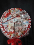 Box ze słodyczami Kinder lizak kinder prezent 