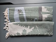 Wielofunkcyjny bawełniany Peshtemal 100x180 górski ręcznik narzuta pled