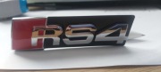 Naklejka Emblemat Znaczek Logo AUDI RS4 110mm x 30mm grill atrapa przód