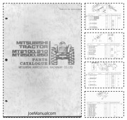 Mitsubishi MT2100 210 MT2500 250 Parts Catalog Katalog części 