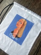 Worek sportowy genzie biały white dla dzieci kolorowy