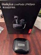 Słuchawki bezprzewodowe Lenovo thinkplus LP40pro jedna uszkodzona