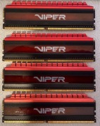 Ddr4 pamięć ram Patriot Viper 4 RED 16gb 4x4gb 3000MHz CL16
