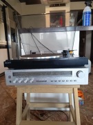 Amplituner Diora Tosca 303 + Gramofon Sony PS-LX431 zestaw