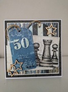 Kartka na 50 urodziny, 50 lat