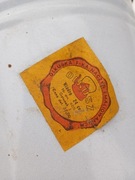 Wiadro emaliowane. PRL. Olkuskie Zakłady. Nigdy nie używane. Strychowiec.