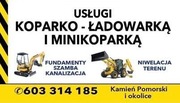 Usługi koparko-ładowarką i minikoparką