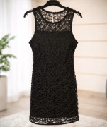 Jak nowa elegancka sukienka mała czarna 38 