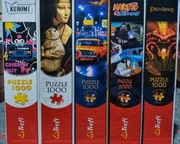 Puzzle trefl 5 x 1000 elementów 