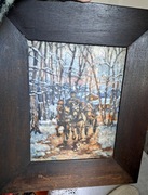 Obraz olejny, Wierusz-Kowalski, Jazda o zmierzchu , kopia