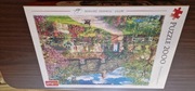 PUZZLE 2000 DOMEK NA WSI Z KOTKIEM TREFL