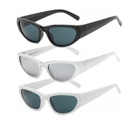 OKULARY PRZECIWSŁONECZNE RETRO SPORTOWE UNISEKS 3 SZTUKI