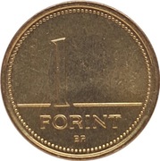 Węgry 1 forint 1993, KM#692