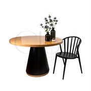 Stół okrągły śr.110 cm, fornir naturalny