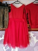 Zestaw świąteczny dla dziewczynki roz 122