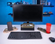 Modułowy Organizer na Biurko 3w1 Oliwkowa Plecionka