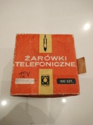Żarówki telefoniczne T-6,8 12V 50mA PRL POLAM 100 sztuk