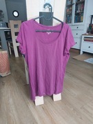 T-shirt H&M LOGG XL fioletowy