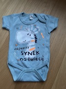Body okazjonalne niemowlęce Najlepszy synek na świecie rozm. 56