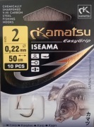 Haczyki z przyponami Kamatsu Iseama Karp 2/0,22mm
