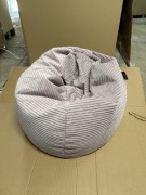 Bean bag pufa pudrowy róż