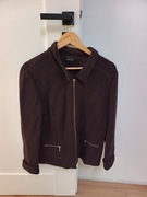 brązowa wełniana bluza wełniany kardigan brązowy damski z wełny 42/44