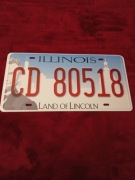 Replika kopia tablica rejestracyjna Illinois 30x15 cm