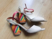 Loretta Vitale buty skóra beż 39