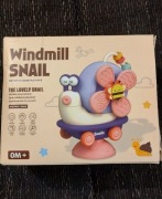 INTERAKTYWNY SENSORYCZNY ŚLIMAK 4w1 SPINNER Z PRZYSSAWKĄ AUTO DLA NIEMOWLĄT