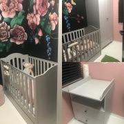 Zestaw mebli dziecięcych meblik royal grey