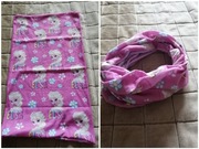 Cienki komin Elsa Frozen bandana chusta